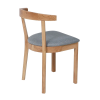 Стул БАРИ, серая рогожка/светлый дуб купить в Минске